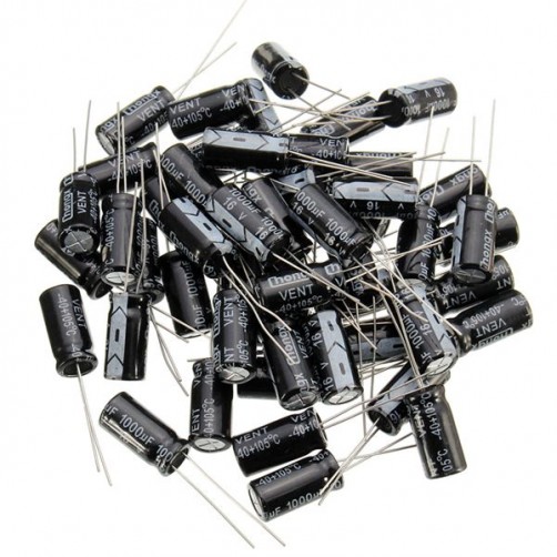 50pcs NCC 16V 1000uF 105C Motherboard Electrolytic Capacitors 8mm20mm