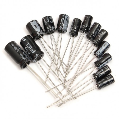 120pcs Electrolytic Capacitors Assortment Kit 10pcs Each Value