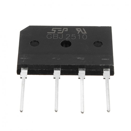 25A 1000V Diode Rectifier Bridge GBJ2510 Power Electronic Components