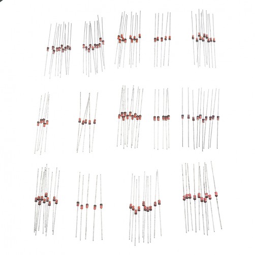 210Pcs 1W 1 Watt Voltage Stabilizing Diode Package 3.3V-30V 14 Common Voltages