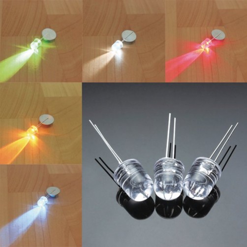 100Pcs F10 10MM 5 Colors LED Diode